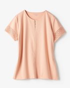 【ドゥクラッセ/DoCLASSE】のレースデザイン/半袖・ドゥクラッセTシャツ ライトコーラル|ID: prp329100003989140 ipo3291000000032002839