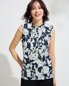 【ドゥクラッセ/DoCLASSE】のスラブコットン・ボタニカル柄ブラウス ネイビーパターン|ID: prp329100003989148 ipo3291000000035991279