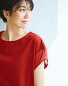 【ドゥクラッセ/DoCLASSE】のシフォンスリーブ・Tブラウス ダークオレンジ|ID: prp329100003989171 ipo3291000000033578268