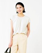【ドゥクラッセ/DoCLASSE】のUVスラブ・ギャザーフレンチトップス ストーン|ID: prp329100003989179 ipo3291000000032366232