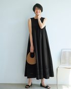 【ドゥクラッセ/DoCLASSE】のアイレットレース・テントギャザーワンピース 人気、トレンドファッション・服の通販 founy(ファニー) ファッション Fashion レディースファッション Fashion for Women ワンピース Dresses アイレット Eyelet Lace ギャザー Gathered, Ruffled ドレープ Drape, Draping Fabric thumbnail ブラック|ID: prp329100003989188 ipo3291000000032775064