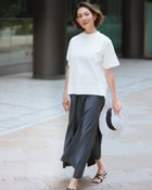 【ドゥクラッセ/DoCLASSE】の高密度シルコットン・プチハイネックT オフホワイト|ID: prp329100004020892 ipo3291000000036009668