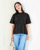 【ドゥクラッセ/DoCLASSE】の高密度シルコットン・プチハイネックT ブラック|ID: prp329100004020892 ipo3291000000036009678