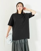 【ドゥクラッセ/DoCLASSE】の高密度シルコットン・5分袖ロングT/70cm 人気、トレンドファッション・服の通販 founy(ファニー) ファッション Fashion レディースファッション WOMEN トップス・カットソー Tops/Tshirt スマート Smart チュニック Tunic フォルム Form ロング Long 夏 Summer thumbnail ブラック|ID: prp329100004020894 ipo3291000000028265332