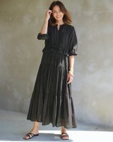 【ドゥクラッセ/DoCLASSE】のコットンボイル・エンブロイダリーワンピース 人気、トレンドファッション・服の通販 founy(ファニー) ファッション Fashion レディースファッション WOMEN ワンピース Dress インナー Inner キャミソール Camisole ティアード Tiered フェミニン Feminine レース Race |ID:prp329100004020908