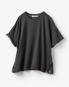 【ドゥクラッセ/DoCLASSE】の高密度シルコットン・クルーネックT チャコール|ID: prp329100004020928 ipo3291000000032027179