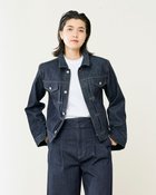 【ドゥクラッセ/DoCLASSE】のインディゴデニム・ジャケット ネイビー|ID: prp329100004024599 ipo3291000000028265449
