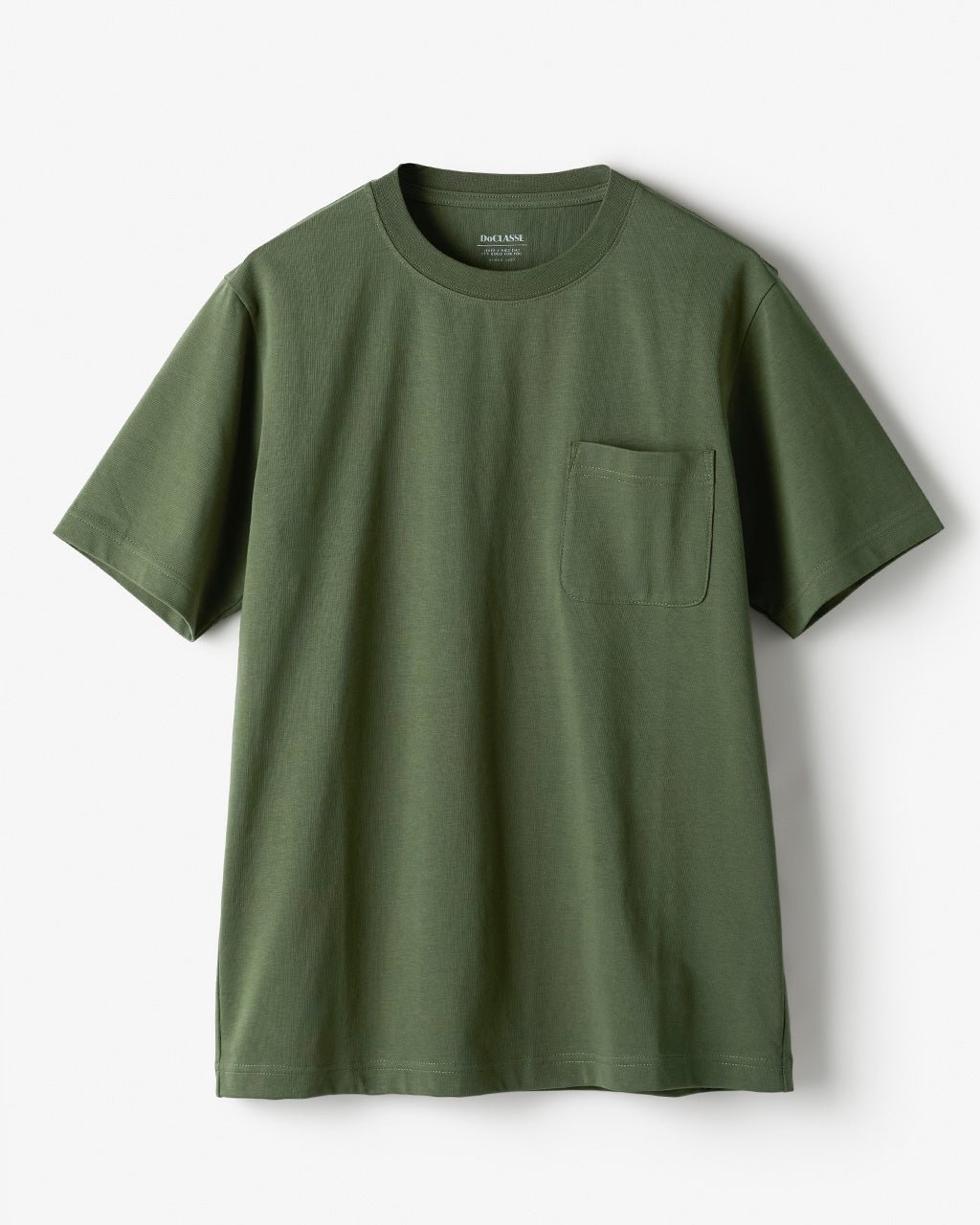 【ドゥクラッセ/DoCLASSE / MEN】のUSAコットン速乾T 半袖 インテリア・キッズ・メンズ・レディースファッション・服の通販 founy(ファニー) 　ファッション　Fashion　メンズファッション　Fashion for Men　トップス・カットソー　Cut & Sew Tops　メンズシャツ　Shirts　ポロシャツ / きれいめカジュアルスタイル　Polo Shirts　メンズ　Men's, Menswear　半袖　Short Sleeve, Half Sleeve　オリーブ|ID: prp329100004047744 ipo3291000000031673397