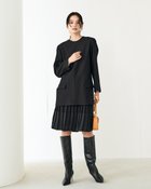 【ドゥクラッセ/DoCLASSE】のヴァージンウールMIX・チュニック ブラック|ID: prp329100004131894 ipo3291000000034725393