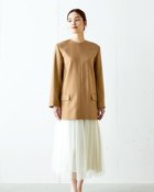 【ドゥクラッセ/DoCLASSE】のヴァージンウールMIX・チュニック キャメル|ID: prp329100004131894 ipo3291000000034725394