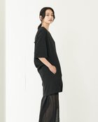 【ドゥクラッセ/DoCLASSE】のダブルカルゼ・ブラウジングチュニック 人気、トレンドファッション・服の通販 founy(ファニー) ファッション Fashion レディースファッション WOMEN トップス・カットソー Tops/Tshirt シャツ/ブラウス Shirts/Blouses シェイプ Shape スマート Smart スリーブ Sleeve チュニック Tunic ドレス Dress ドレープ Drape ロング Long 今季 This Season thumbnail ブラック|ID: prp329100004131895 ipo3291000000028266039