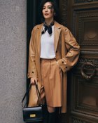 【ドゥクラッセ/DoCLASSE】のヴァージンウールMIX・ハーフパンツ キャメル|ID: prp329100004131902 ipo3291000000034725407