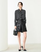 【ドゥクラッセ/DoCLASSE】のエコレザー・ショートパンツ ブラック|ID: prp329100004131903 ipo3291000000034725409