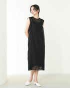 【ドゥクラッセ/DoCLASSE】のマーセライズコットン・ワンピース 人気、トレンドファッション・服の通販 founy(ファニー) ファッション Fashion レディースファッション Fashion for Women ワンピース Dresses 秋 Autumn thumbnail ブラック|ID: prp329100004131910 ipo3291000000035735326