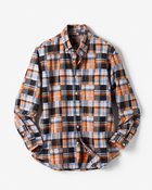 【ドゥクラッセ/DoCLASSE / MEN】のダブルガーゼ・パッチワークシャツ オレンジパターン|ID: prp329100004131922 ipo3291000000028266115