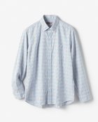 【ドゥクラッセ/DoCLASSE / MEN】のエコ・ライトネルシャツ 人気、トレンドファッション・服の通販 founy(ファニー) ファッション Fashion メンズファッション MEN フィット Fit メンズ Mens thumbnail ホワイトxネイビー|ID: prp329100004131924 ipo3291000000028266124