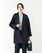 【ドゥクラッセ/DoCLASSE】の尾州エアウール・コクーンコート 人気、トレンドファッション・服の通販 founy(ファニー) ファッション Fashion レディースファッション WOMEN アウター Coat Outerwear コート Coats エレガント 上品 Elegant thumbnail ネイビー|ID: prp329100004131930 ipo3291000000028266157