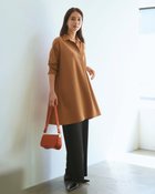 【ドゥクラッセ/DoCLASSE】のストレッチジョーゼット・ スキッパーチュニック 人気、トレンドファッション・服の通販 founy(ファニー) ファッション Fashion レディースファッション WOMEN トップス・カットソー Tops/Tshirt カットソー Cut And Sew サテン Satin ジョーゼット Georgette スキッパー Skipper ストレッチ Stretch チュニック Tunic フレア Flare thumbnail キャメル|ID: prp329100004131936 ipo3291000000028266188