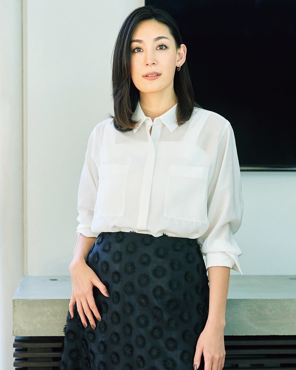 【ドゥクラッセ/DoCLASSE】のルーセントシアー・フライフロントシャツ 人気、トレンドファッション・服の通販 founy(ファニー) 　ファッション　Fashion　レディースファッション　WOMEN　トップス・カットソー　Tops/Tshirt　シャツ/ブラウス　Shirts/Blouses　トレンド　Trend　 other-1|ID: prp329100004131937 ipo3291000000031701892