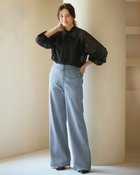 【ドゥクラッセ/DoCLASSE】のエアーストレッチデニム・ワイド ライトインディゴ|ID: prp329100004131965 ipo3291000000028266311