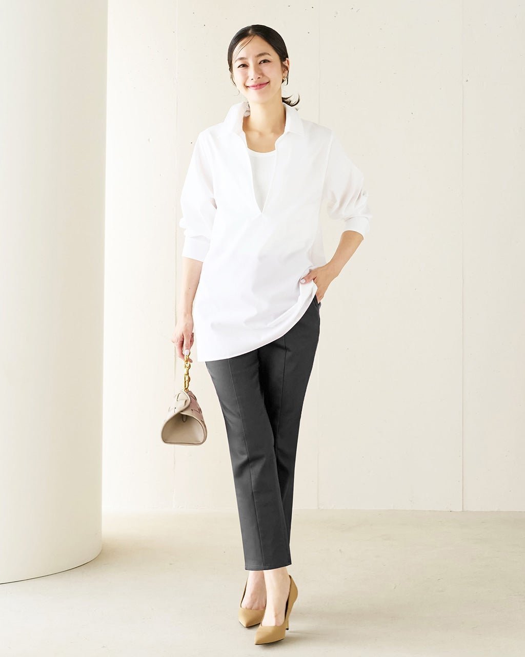 【ドゥクラッセ/DoCLASSE】のミラクルストレッチ・スリム68cm インテリア・キッズ・メンズ・レディースファッション・服の通販 founy(ファニー) 　ファッション　Fashion　レディースファッション　Fashion for Women　パンツ　Pants & Trousers　ストレッチ　Stretch, Stretchy Fabric　スリム　Slim, Slim Fit　センター　Center, Center Line　パターン　Pattern, Design Print　フロント　Front, Front Design　レギンス　Leggings, Stretch Pants　人気　Popular, Best Seller　ブラック|ID: prp329100004131966 ipo3291000000028266317