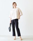 【ドゥクラッセ/DoCLASSE】のミラクルストレッチ・スリム68cm ネイビー&times;ブラウン|ID: prp329100004131966 ipo3291000000028266321