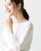 【ドゥクラッセ/DoCLASSE】のレースデザイン/7分袖・ドゥクラッセTシャツ 人気、トレンドファッション・服の通販 founy(ファニー) ファッション Fashion レディースファッション WOMEN トップス・カットソー Tops/Tshirt シャツ/ブラウス Shirts/Blouses ロング / Tシャツ T-Shirts カットソー Cut and Sewn インナー Inner カットソー Cut And Sew シンプル Simple ジャケット Jacket ダブル Double デニム Denim 定番 Standard なめらか Smooth パール Pearl フロント Front ベーシック Basic 半袖 Short Sleeve リーフ Leaf レース Race おすすめ Recommend エレガント 上品 Elegant ビジネス 仕事 通勤 Business thumbnail オフホワイト|ID: prp329100004131978 ipo3291000000028266375