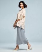 【ドゥクラッセ/DoCLASSE】のストレッチジョーゼット・ナロースカート 人気、トレンドファッション・服の通販 founy(ファニー) ファッション Fashion レディースファッション WOMEN スカート Skirt おすすめ Recommend カットソー Cut And Sew ジャージー Jersey ジョーゼット Georgette ストレッチ Stretch セットアップ Set Up チュニック Tunic ドレス Dress thumbnail グレーブルー|ID: prp329100004131979 ipo3291000000028266381