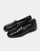 【フィットフィット/fitfit】の撥水ソフトストレッチモカシン エナメルブラック|ID: prp329100004131989 ipo3291000000030476624