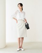 【ドゥクラッセ/DoCLASSE】のエコレザー・ナロースカート 人気、トレンドファッション・服の通販 founy(ファニー) ファッション Fashion レディースファッション WOMEN スカート Skirt NEW・新作・新着・新入荷 New Arrivals なめらか Smooth フレア Flare リアル Real エレガント 上品 Elegant thumbnail ホワイト|ID: prp329100004131998 ipo3291000000028266490