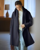 【ドゥクラッセ/DoCLASSE】のエアーライトフォルム・フードコート 人気、トレンドファッション・服の通販 founy(ファニー) ファッション Fashion レディースファッション WOMEN アウター Coat Outerwear コート Coats NEW・新作・新着・新入荷 New Arrivals なめらか Smooth エレガント 上品 Elegant カットソー Cut And Sew ショール Shawl フェイス Face フォルム Form thumbnail ミッドナイトブルー|ID: prp329100004132004 ipo3291000000028266543