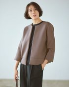 【ドゥクラッセ/DoCLASSE】のエアーライト・フォルムジャケット 人気、トレンドファッション・服の通販 founy(ファニー) ファッション Fashion レディースファッション WOMEN アウター Coat Outerwear ジャケット Jackets NEW・新作・新着・新入荷 New Arrivals なめらか Smooth カットソー Cut And Sew カーディガン Cardigan ジャケット Jacket ストレッチ Stretch フォルム Form フロント Front thumbnail ダークトープ|ID: prp329100004132005 ipo3291000000028266545