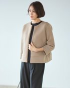 【ドゥクラッセ/DoCLASSE】のエアーライト・フォルムジャケット 人気、トレンドファッション・服の通販 founy(ファニー) ファッション Fashion レディースファッション WOMEN アウター Coat Outerwear ジャケット Jackets NEW・新作・新着・新入荷 New Arrivals なめらか Smooth カットソー Cut And Sew カーディガン Cardigan ジャケット Jacket ストレッチ Stretch フォルム Form フロント Front thumbnail ライトトープ|ID: prp329100004132005 ipo3291000000028266547