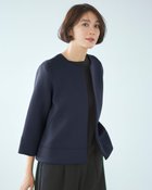 【ドゥクラッセ/DoCLASSE】のエアーライト・フォルムジャケット 人気、トレンドファッション・服の通販 founy(ファニー) ファッション Fashion レディースファッション WOMEN アウター Coat Outerwear ジャケット Jackets NEW・新作・新着・新入荷 New Arrivals なめらか Smooth カットソー Cut And Sew カーディガン Cardigan ジャケット Jacket ストレッチ Stretch フォルム Form フロント Front thumbnail ミッドナイトブルー|ID: prp329100004132005 ipo3291000000028266548