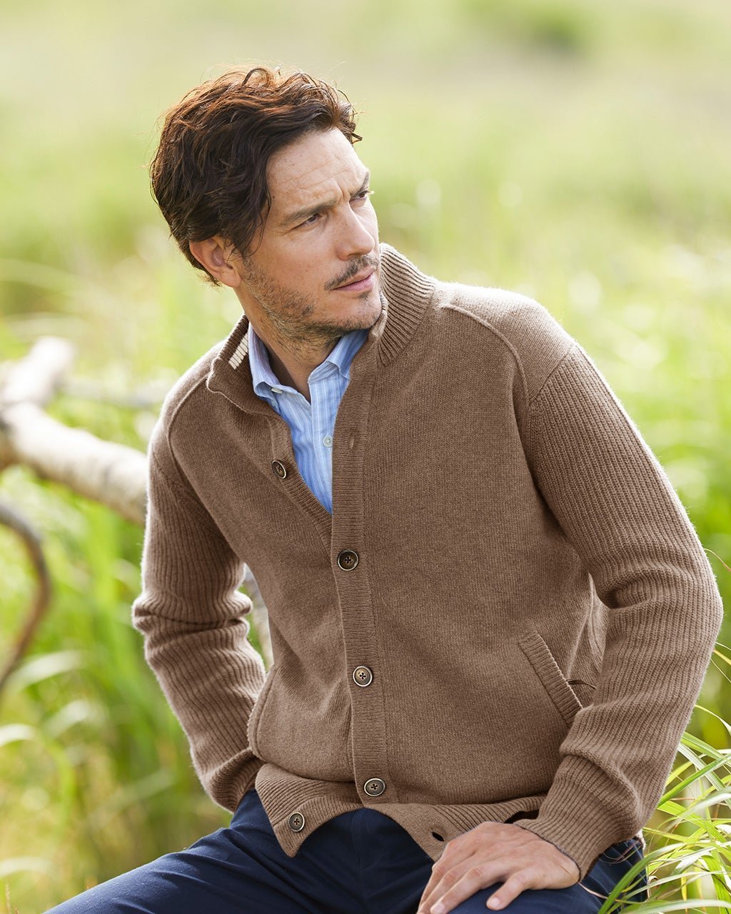 【ドゥクラッセ/DoCLASSE / MEN】のプレミアムラム ラネロッシ アイレ ボタンカーディガン 人気、トレンドファッション・服の通販 founy(ファニー) 　ファッション　Fashion　メンズファッション　MEN　イタリア　Italy　カーディガン　Cardigan　セーター　Sweater　プレミアム　Premium　メンズ　Mens　 other-1|ID: prp329100004134471 ipo3291000000029614602