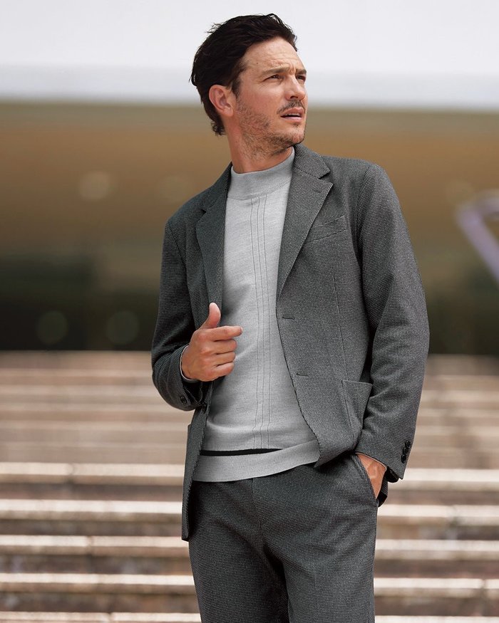 【ドゥクラッセ/DoCLASSE / MEN】のフルフラン・リミテッドテクスチャジャケット インテリア・キッズ・メンズ・レディースファッション・服の通販 founy(ファニー) https://founy.com/ ファッション Fashion メンズファッション MEN ジャケット Jacket スタイリッシュ Stylish ストレッチ Stretch セットアップ Set Up ツイード Tweed パイピング Piping パターン Pattern ベスト Vest メンズ Mens 洗える Washable 無地 Plain Color |ID: prp329100004134477 ipo3291000000028287290