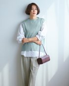 【ドゥクラッセ/DoCLASSE】のリブニット・ボトルネックベスト 人気、トレンドファッション・服の通販 founy(ファニー) ファッション Fashion レディースファッション WOMEN アウター Coat Outerwear ジャケット Jackets NEW・新作・新着・新入荷 New Arrivals ジャケット Jacket スリット Slit フロント Front ベスト Vest thumbnail ライトブルー|ID: prp329100004134501 ipo3291000000028287418