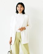 【ドゥクラッセ/DoCLASSE】のシルクフィール・アンサンブルニット オフホワイト|ID: prp329100004134507 ipo3291000000034243577