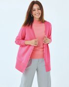 【ドゥクラッセ/DoCLASSE】のシルクフィール・アンサンブルニット 人気、トレンドファッション・服の通販 founy(ファニー) ファッション Fashion レディースファッション Fashion for Women トップス・カットソー Cut & Sew Tops ニット Knit Tops & Sweaters カーディガン・羽織り Layered Style Cardigans アンサンブルニット Knit Ensembles & Twin Sets なめらか Smooth, Silky Texture アンサンブル Ensemble Set インナー Innerwear カットソー Cut and Sewn Top カーディガン Cardigan, Knitwear ハイネック High Neck, Mock Neck フォルム Silhouette, Form エレガント 上品 Elegant thumbnail ピンク|ID: prp329100004134507 ipo3291000000034516157