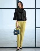 【ドゥクラッセ/DoCLASSE】のシルクフィール・アンサンブルニット 人気、トレンドファッション・服の通販 founy(ファニー) ファッション Fashion レディースファッション Fashion for Women トップス・カットソー Cut & Sew Tops ニット Knit Tops & Sweaters カーディガン・羽織り Layered Style Cardigans アンサンブルニット Knit Ensembles & Twin Sets なめらか Smooth, Silky Texture アンサンブル Ensemble Set インナー Innerwear カットソー Cut and Sewn Top カーディガン Cardigan, Knitwear ハイネック High Neck, Mock Neck フォルム Silhouette, Form エレガント 上品 Elegant thumbnail ブラック|ID: prp329100004134507 ipo3291000000034516161
