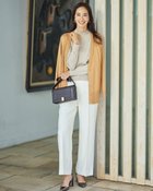 【ドゥクラッセ/DoCLASSE】のシルクフィール・アンサンブルニット 人気、トレンドファッション・服の通販 founy(ファニー) ファッション Fashion レディースファッション Fashion for Women トップス・カットソー Cut & Sew Tops ニット Knit Tops & Sweaters カーディガン・羽織り Layered Style Cardigans アンサンブルニット Knit Ensembles & Twin Sets なめらか Smooth, Silky Texture アンサンブル Ensemble Set インナー Innerwear カットソー Cut and Sewn Top カーディガン Cardigan, Knitwear ハイネック High Neck, Mock Neck フォルム Silhouette, Form エレガント 上品 Elegant thumbnail ライトキャメル|ID: prp329100004134507 ipo3291000000034516163