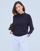 【ドゥクラッセ/DoCLASSE】のシルクフィール・ダブルカフスハイネック 人気、トレンドファッション・服の通販 founy(ファニー) ファッション Fashion レディースファッション WOMEN トップス・カットソー Tops/Tshirt ニット Knit Tops NEW・新作・新着・新入荷 New Arrivals なめらか Smooth アンダー Under カフス Cuffs シルバー Silver セーター Sweater ダブル Double ハイネック High Neck フィット Fit thumbnail ミッドナイトブルー|ID: prp329100004134512 ipo3291000000028287498