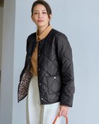 【ドゥクラッセ/DoCLASSE】のキルティング・ノーカラージャケット 人気、トレンドファッション・服の通販 founy(ファニー) ファッション Fashion レディースファッション WOMEN アウター Coat Outerwear ジャケット Jackets ノーカラージャケット No Collar Leather Jackets NEW・新作・新着・新入荷 New Arrivals キルティング Quilting キルト Quilt コーデュロイ Corduroy シンプル Simple ジャケット Jacket タフタ Taffeta ダイヤモンド Diamond パイピング Piping メタル Metal レオパード Leopard thumbnail ブラック|ID: prp329100004134522 ipo3291000000028287540