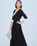 【ドゥクラッセ/DoCLASSE】のボウタイニット・セットアップ 人気、トレンドファッション・服の通販 founy(ファニー) ファッション Fashion レディースファッション WOMEN ワンピース Dress NEW・新作・新着・新入荷 New Arrivals エレガント 上品 Elegant カフス Cuffs クラシカル Classical セットアップ Set Up フレア Flare thumbnail ブラック|ID: prp329100004134524 ipo3291000000028287552