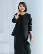 【ドゥクラッセ/DoCLASSE】のトリアセスキューバ・ノーカラージャケット 人気、トレンドファッション・服の通販 founy(ファニー) ファッション Fashion レディースファッション WOMEN アウター Coat Outerwear ジャケット Jackets ノーカラージャケット No Collar Leather Jackets NEW・新作・新着・新入荷 New Arrivals シンプル Simple ジャケット Jacket ストレッチ Stretch スマート Smart セットアップ Set Up バランス Balance パターン Pattern フォルム Form thumbnail ブラック|ID: prp329100004134544 ipo3291000000028287714