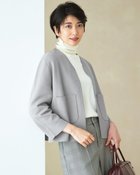 【ドゥクラッセ/DoCLASSE】のミラノリブ・ショート丈9分袖ジャケット 人気、トレンドファッション・服の通販 founy(ファニー) ファッション Fashion レディースファッション WOMEN アウター Coat Outerwear ジャケット Jackets NEW・新作・新着・新入荷 New Arrivals カーディガン Cardigan コンパクト Compact ショート Short ジャケット Jacket トレンド Trend ミラノリブ Milan Ribs thumbnail ライトグレー|ID: prp329100004134561 ipo3291000000028288391