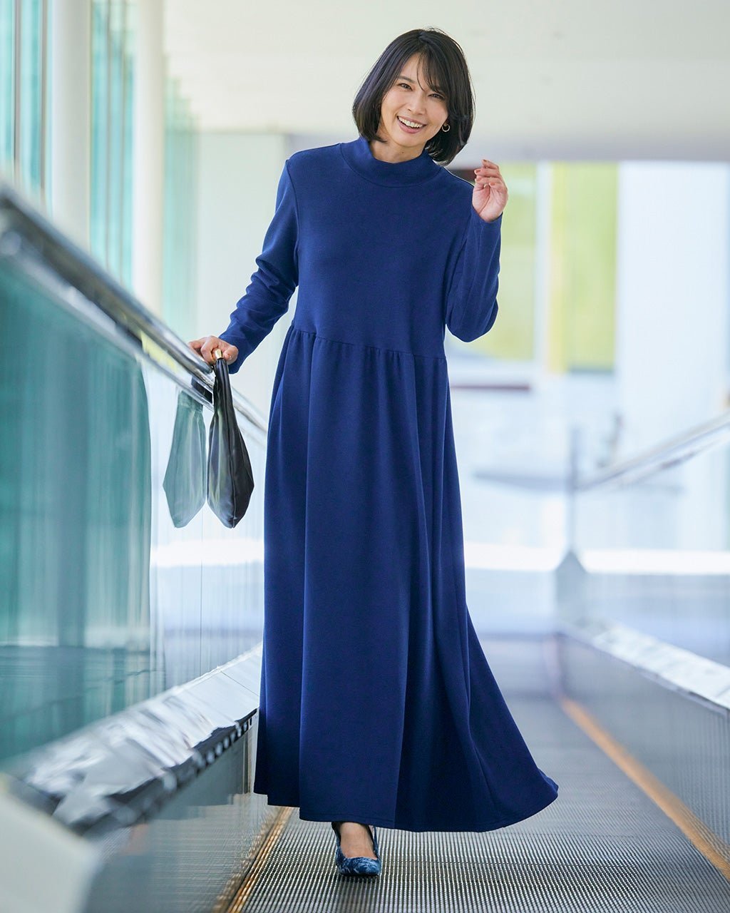 【ドゥクラッセ/DoCLASSE】のウール混ストレッチ・ウエストギャザーワンピース 人気、トレンドファッション・服の通販 founy(ファニー) 　ファッション　Fashion　レディースファッション　Fashion for Women　ワンピース　Dresses　セットアップ　Set-Up, Coordinated Outfit　ハイネック　High Neck, Mock Neck　マキシ　Maxi, Full Length　冬　Winter / This Winter　A/W・秋冬　Autumn/Winter　 other-1|ID: prp329100004134595 ipo3291000000034807899