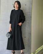 【ドゥクラッセ/DoCLASSE】のウール混ジャージー・パフスリワンピース 人気、トレンドファッション・服の通販 founy(ファニー) ファッション Fashion レディースファッション WOMEN ワンピース Dress NEW・新作・新着・新入荷 New Arrivals シンプル Simple ストレッチ Stretch セットアップ Set Up thumbnail ブラック|ID: prp329100004134596 ipo3291000000028289871