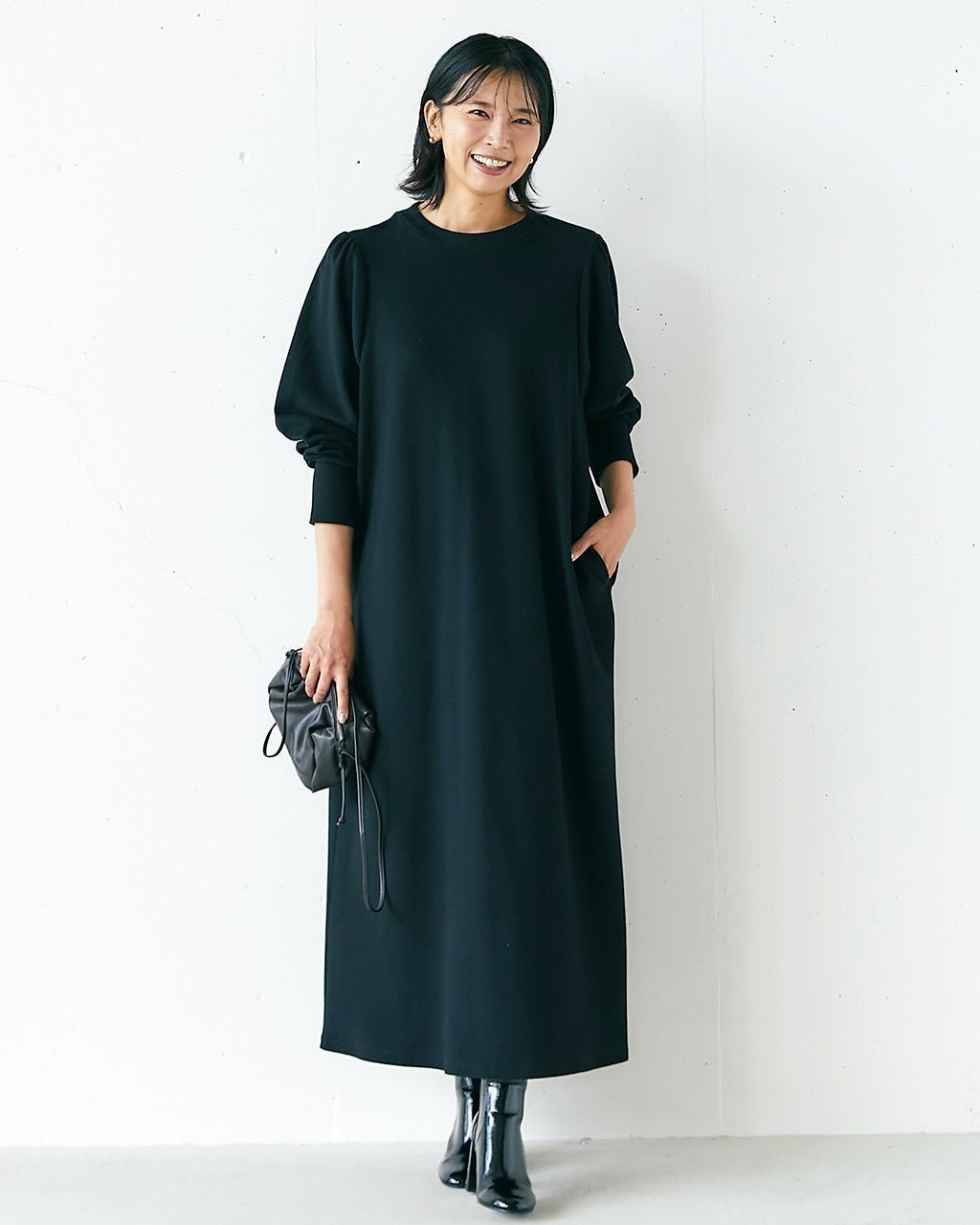 【ドゥクラッセ/DoCLASSE】のウール混ジャージー・パフスリワンピース 人気、トレンドファッション・服の通販 founy(ファニー) 　ファッション　Fashion　レディースファッション　Fashion for Women　ワンピース　Dresses　ストレッチ　Stretch, Stretchy Fabric　セットアップ　Set-Up, Coordinated Outfit　 other-1|ID: prp329100004134596 ipo3291000000034134794