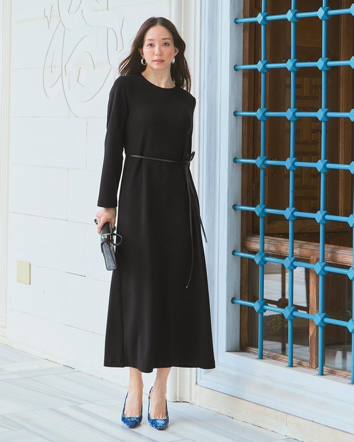 【ドゥクラッセ/DoCLASSE】のウール混ポンチ・ベルト付きナローワンピース インテリア・キッズ・メンズ・レディースファッション・服の通販 founy(ファニー) https://founy.com/ ファッション Fashion レディースファッション Fashion for Women ワンピース Dresses ベルト&ウエストマーク Belts & Waist Accessories ストレッチ Stretch, Stretchy Fabric セットアップ Set-Up, Coordinated Outfit 冬 Winter / This Winter A/W・秋冬 Autumn/Winter |ID: prp329100004134599 ipo3291000000034922772